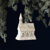 Textured Surface Xmas Hanging Pendants Assorted Shapes Christmas Baubles  Christmas Tree Decor