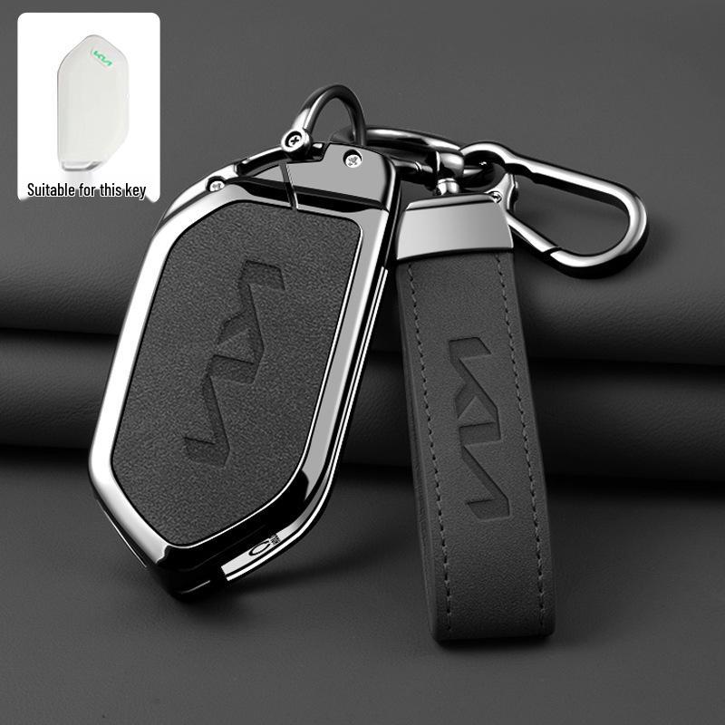 Kia EV5 2024 Key Cover - Genuine Leather Protective Shell for Men & Women
