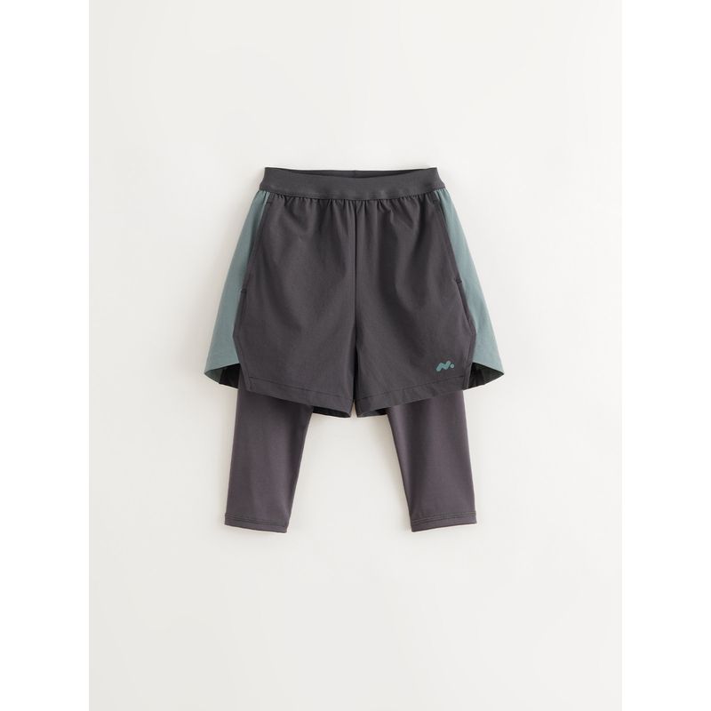 [Same Style as in Shopping Malls] Mark Jenny Boys' Fashionable Fake Two-Piece Sports Leggings Spring and Autumn Children's Pants 241187