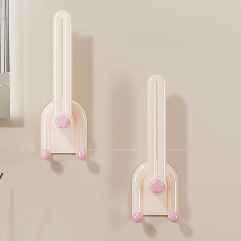 1Pcs Plastic Hairband Storage Hook L-Shape Space Saving Hair Tie Display Holder Waterproof Scrunchies Storage Rack Kitchen