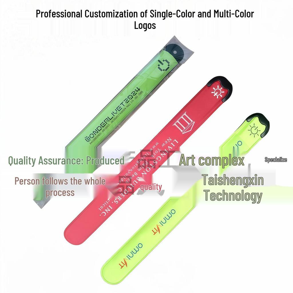 LED USB Rechargeable Luminous Wristband for Night Running and Fun Gifting