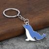 Keychain with Seal Pendant Lightweight Portable Keyring Creative Design Multiple Colors