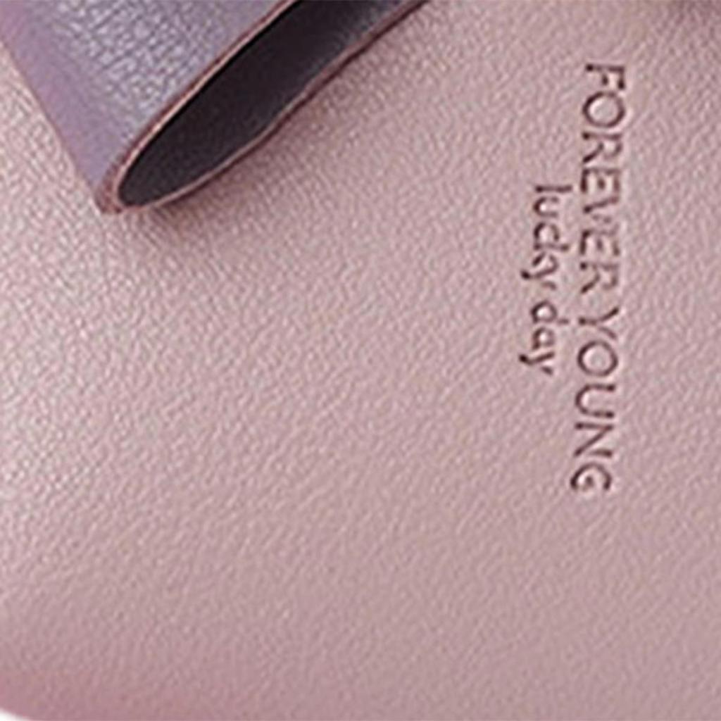 Cute Bow Small Bag Women PU Leather Coin Purses Fashion Zipper Handbag Girls Coin Card Holder for Kids Purses Keychain Wallet