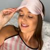 Silk eye mask comfortable for sleeping - pink