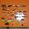 Used Black Bass Lure Bulk Sale 32 Pieces