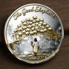 Thou Art with Me Faith Commemorative Coin Jesus The Good Shepherd Protecting Lamb from Wolves Pocket Token Psalm 23:4 Faith Challenge Coin Religious