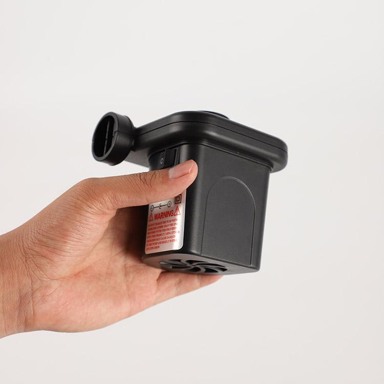 Portable 12V DC Electric Air Pump for Inflatables Mini Inflator Deflator Pumps with 3 Nozzles