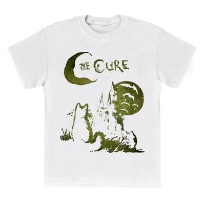 2026 The Cure Cat Tshirt 90s Alternative Independent Rock Band Tshirt Unisexs and Womens Fashion Summer Loose New Tshirt