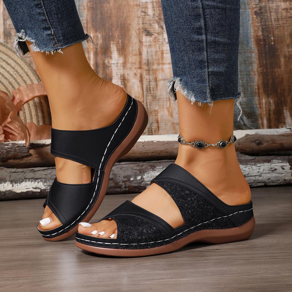 Ladies Summer Shoes Women Wedges Slippers Bohemian Sandals High Heel Sandals For Women High Heel Sandals For Women Summer