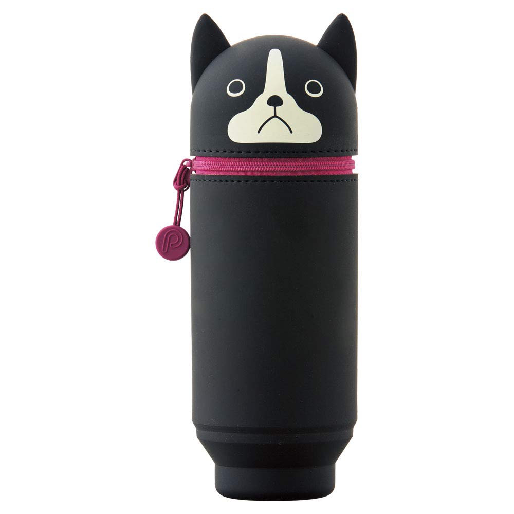 LIHIT LAB Stand Pen Case BIG Punilabo Boston Terrier A7714-8