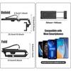 Sun Visor Cell Phone Holder for Car, 1080° Rotatable Sun Visor Car Phone Mount, Universal for iPhone Samsung Galaxy LG and More