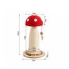 Toadstool Cat Scratching Post Cute Pet Furniture Wooden for Living Room, Cats