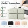 Lightweight Clothes Storage Bag Foldable Divided Storage Bag Travel Organizer Bag  Closet Storage