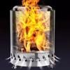 Long Lasting Tabletop Fire Stove Stainless Steel Fire Pit for Enhancing Outdoor Camping and Picnics Experience Smokeless