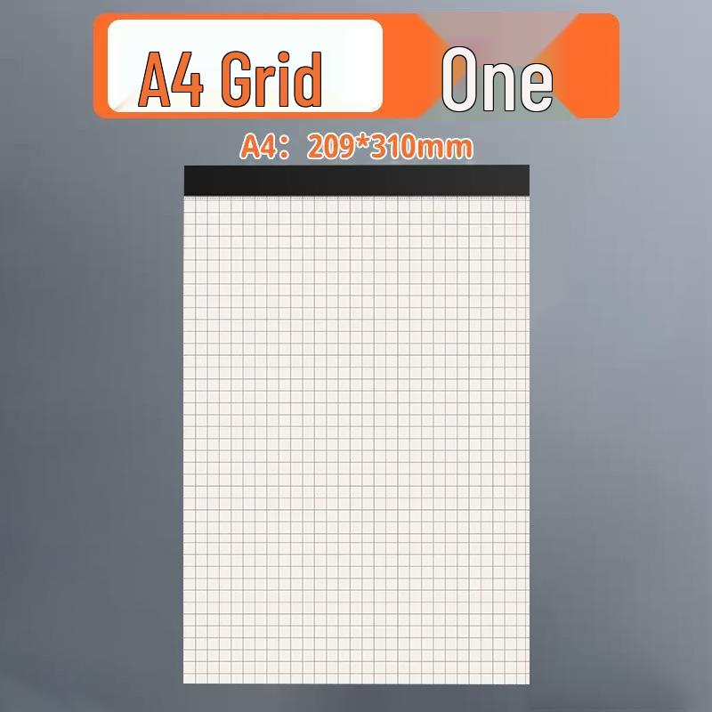 Tearable A5/B5 Thick Notebook: Lined, Sticky Notes, Blank, Grid for Business & Drafts