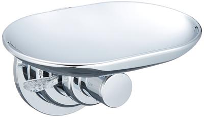 SANEI Mydelniczka Uchwyt na mydło Mocna przyssawka próżniowa Metaliczny PW1813