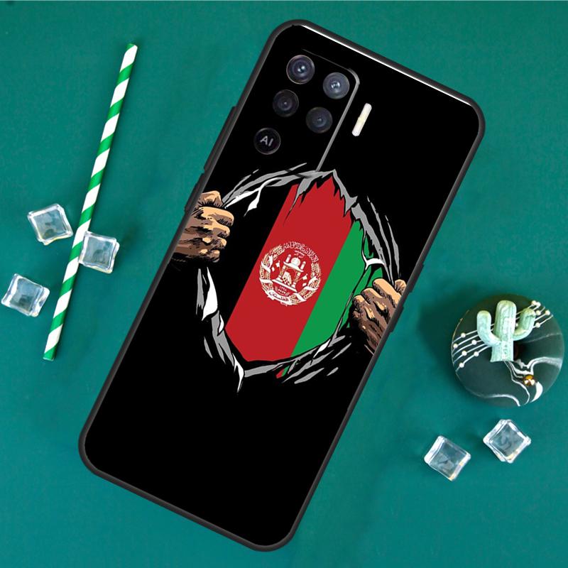 Afghanistan Flag Case For Oppo A60 A40 A80 A16 A76 A96 A18 A38 A58 A78 A98 A91 A15 A17 A74 A94 A54 A57S Cover