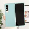 Fashion Soft Liquid Silicone Matte Protect Cases for Samsung Galaxy Z Fold 7 6 5 4 3 5G Anti-Scratch Skin Feel Solid Color Cover