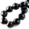 Bracelet for Men and Black Natural Power Inner circumference 19cm [GOLD STONE] Women, Onyx, Agate, Stone, Stone, 64-facet cut, 12mm, approx.
