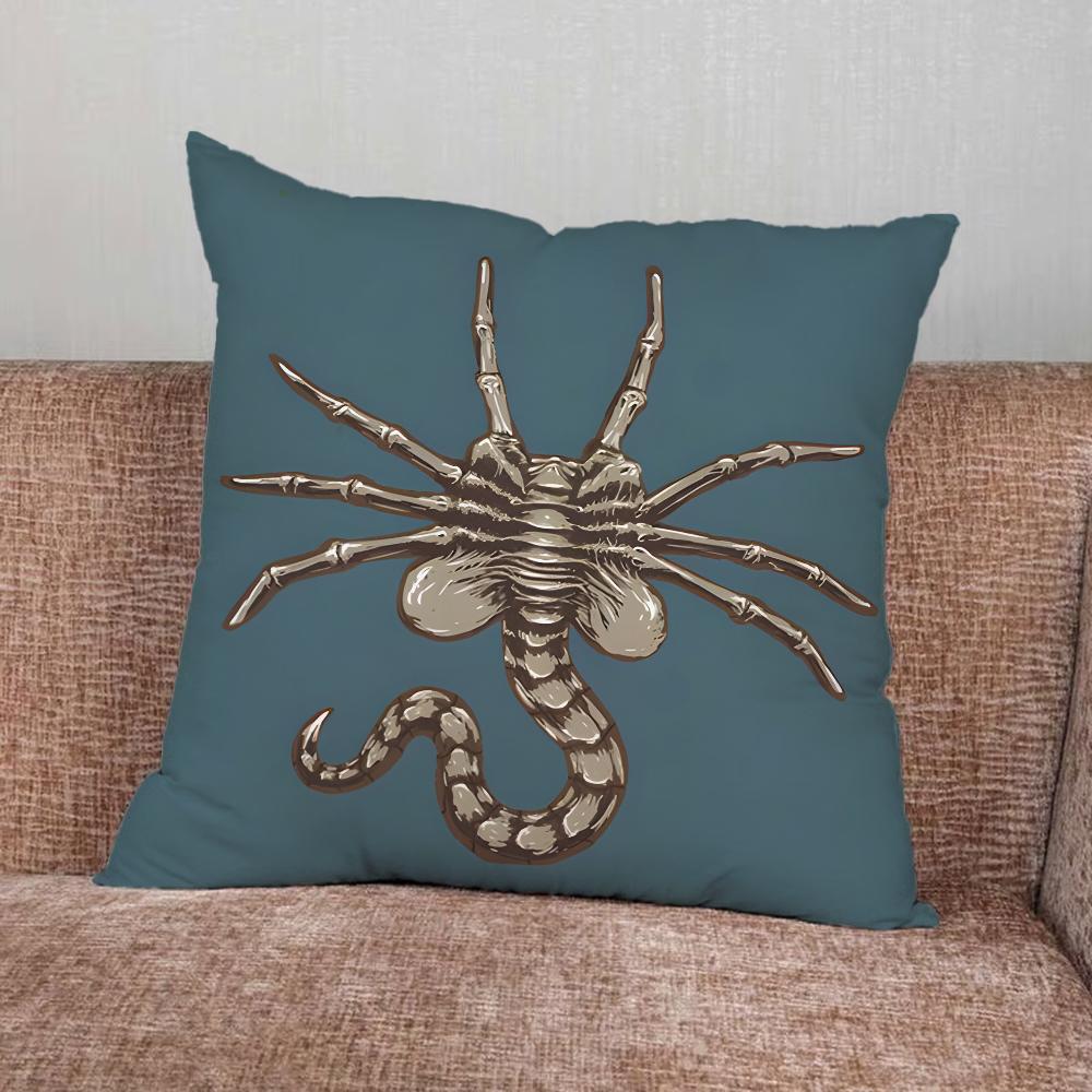 Film A-Alien X-Xenomorph Pillow Case For Home Bedroom Car Office Decoration Living Room Sofa Cushion Cover Suitable