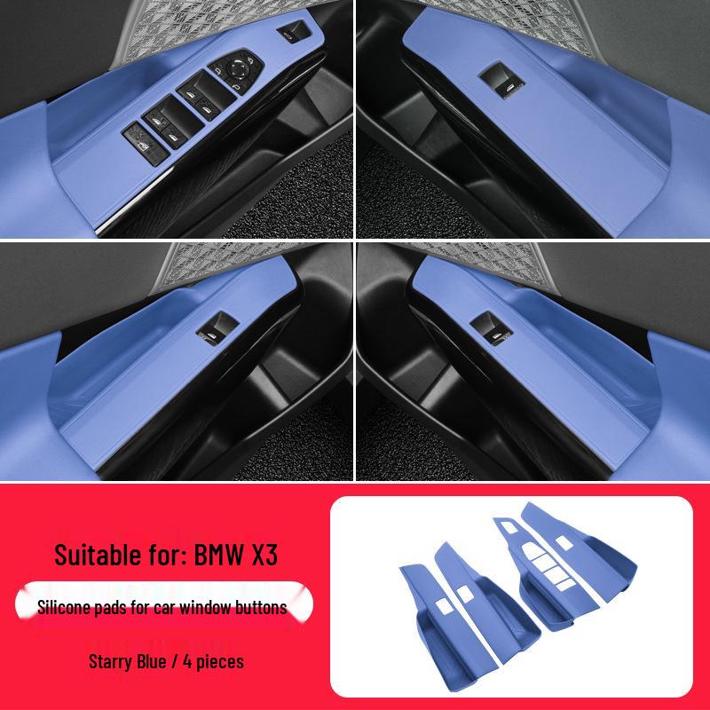 Interior Upgrade Kit for BMW X5, X6, X7 (2019-2025): Window Button Frames & Lift Panels