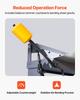 Box and Pan Brake, 610 mm/24 inch Sheet Metal Bending Brake,16-Gauge Mild Steel Capacity, 0-135 Degree Adjustable, Metal Bender Machine with 5