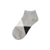 Daks White Check Cotton Blend Ankle Socks 4 Pack Dcss6f720wt
