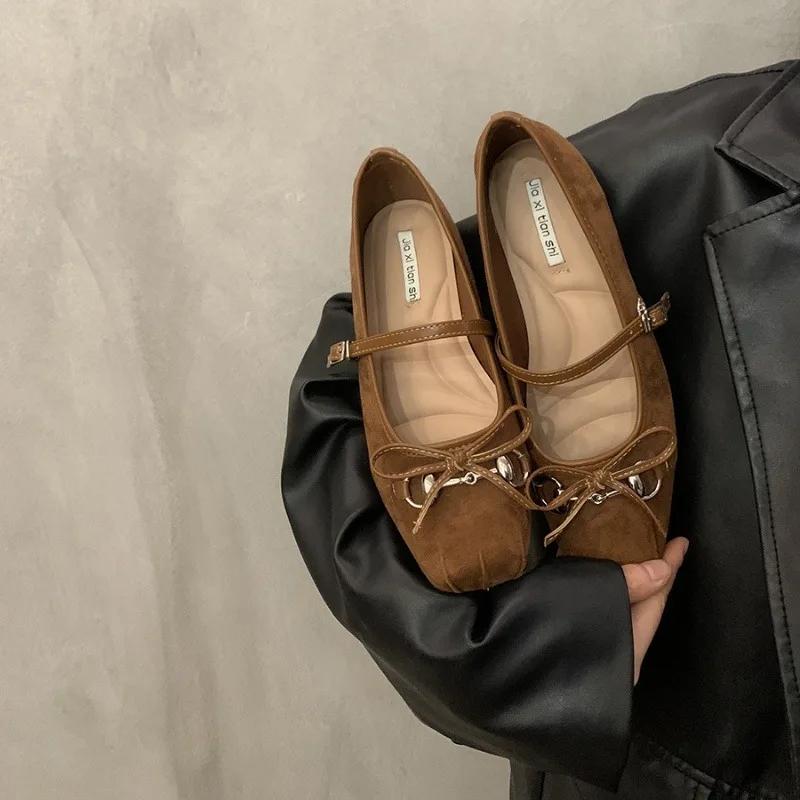 Fashion Ladies Shoes 2025 Shallow Women's High Heels Fashion Butterfly-knot New Metal Decoration Best Seller Buckle Mary Jane Shoes