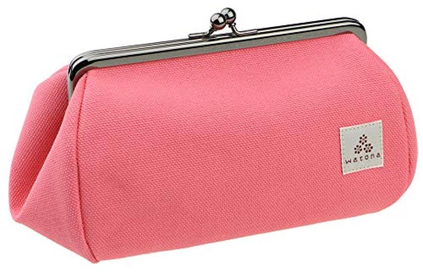 

Косметичка Watona Canvas Clasp Slim 50-х годов 5 дюймов (Стройное) (Розовый)