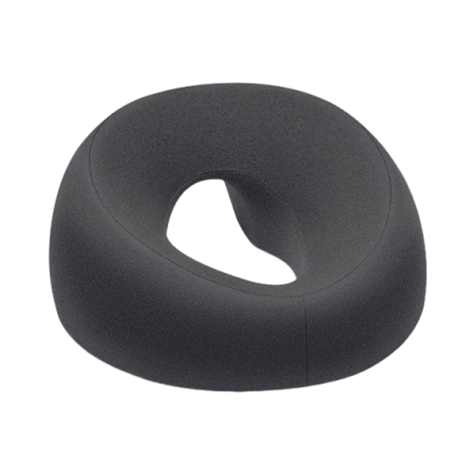 U-Shaped Massage Face Cushion Slow-Rebound Head Hole Massage Pillow Front Down Head Cushion Home Beauty Salon Use темно серый 4660₽