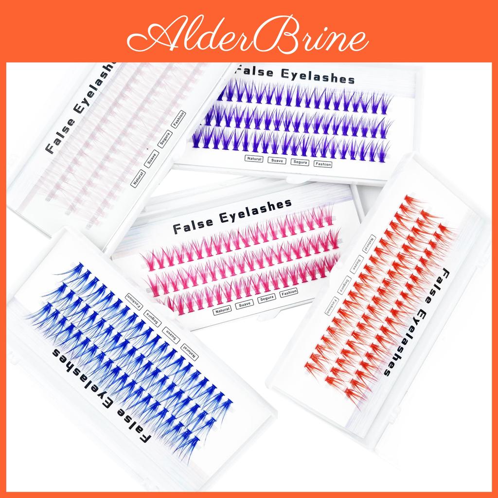Colorful Lashes Professional 1box Individual Eye Makeup Grafting False Eyelashes For Eyelash Extension