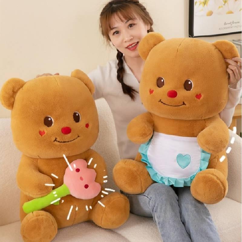 Thai Butter Teddy Bear Plush Toy Soft And Cuddly Stuffed Animal Gift**