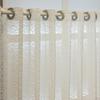 Cross-Border 3D Textured Jacquard White Sheer Curtain: Light, Breathable, Soft, and Easy-to-Install Versatile Sheer Curtain.