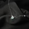 Planet Pendant Necklace Minimalist Jewelry with Adjustable Chain for Daily Wear and Gift