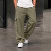 Men's Loose Fit Wide Leg Sweatpants with and Pockets for Gym