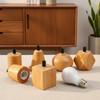 E27 Socket Wooden Lamp Holder Support Decorative Chandelier Bulb Adapter Modern Ceiling Light for Kitchen Office