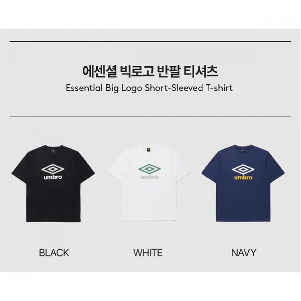 Umbro Unisex EssenTial Big Logo T shirT Uq123crs18 white/115(3XL)