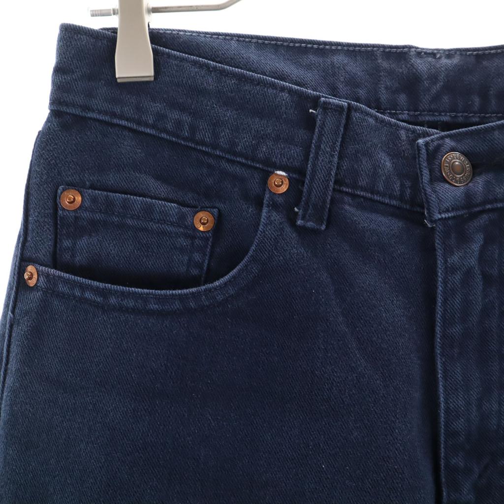Levi's 90s Made in Japan Old Slim pants W28 Navy 5 pocket Men's Used