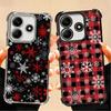 Snow Snowflake Winter Cold Plating Phone Case For Xiaomi Poco X5 X6 X7 X8 Pro Max F8 Ultra F7 M8 M7 M5S Redmi 15C 15 14C 13C 13