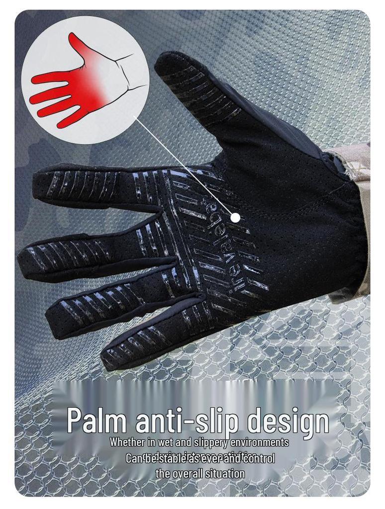 Breathable Non-Slip Tactical Cycling Gloves - Summer Touchscreen Protection