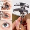 Wide-Angle Partial Eyelash Curler Portable One-Clip Curling Comb Tooth Lashes Curler Easy To Operate Styling Enlarge Eyes Tool