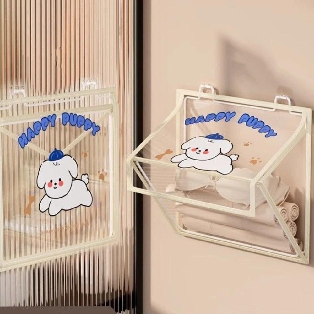Waterproof Clothes Change Bag Transparent Waterproof Shelf Folding Storage Bag  Bathroom