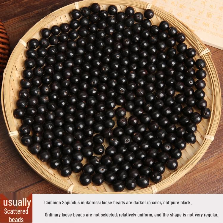 Natural Soapberry Bodhi Seed Prayer Beads Bracelet – 108 Beads, 500g Bulk
