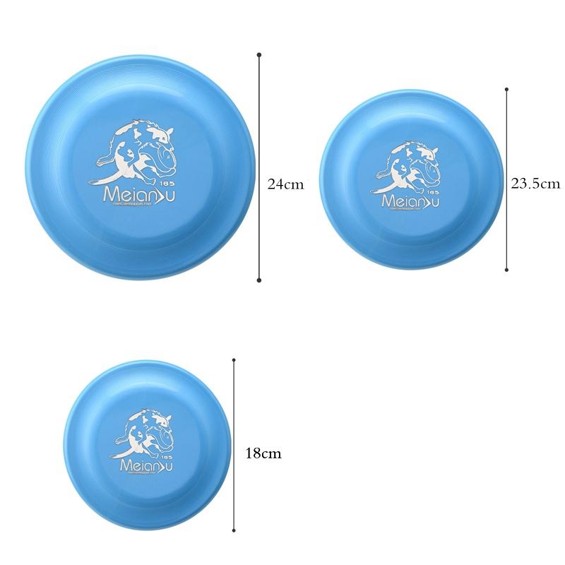 18.5/23.5cm Pet Silicone Training Dog Flying Discs Toy Interactive Dog Chew Toy Resistance Bite Soft Rubber Toys Flying Discs