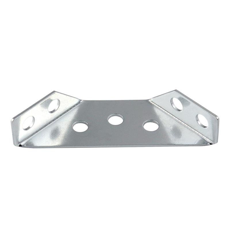 Thickened 90-Degree Three-Sided Angle Iron Connector Bracket