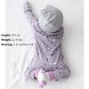 Coveralls for long baby zippered front baby shower months [MAMIMAKA] newborns, sleeves, clothes, pajamas, autumn/winter, opening, gift, 0-3