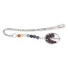 Stone Tree Bookmark Decorative Exquisite Healing 7 Chakra Metal Bookmark for Teacher Students Women Garnet