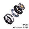 For Tapered and Straight Forks Bicycle Replacement Parts Mountain Bike Headset Sealed Dual Bearing Headset