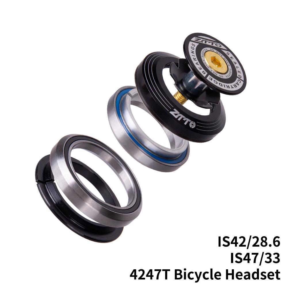 For Tapered and Straight Forks Bicycle Replacement Parts Mountain Bike Headset Sealed Dual Bearing Headset