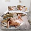 Singer Angel Rainbow Cartoon Printed Bedding Sets exquisite bed supplies set duvet cover bed comforter set luxury birthday gift